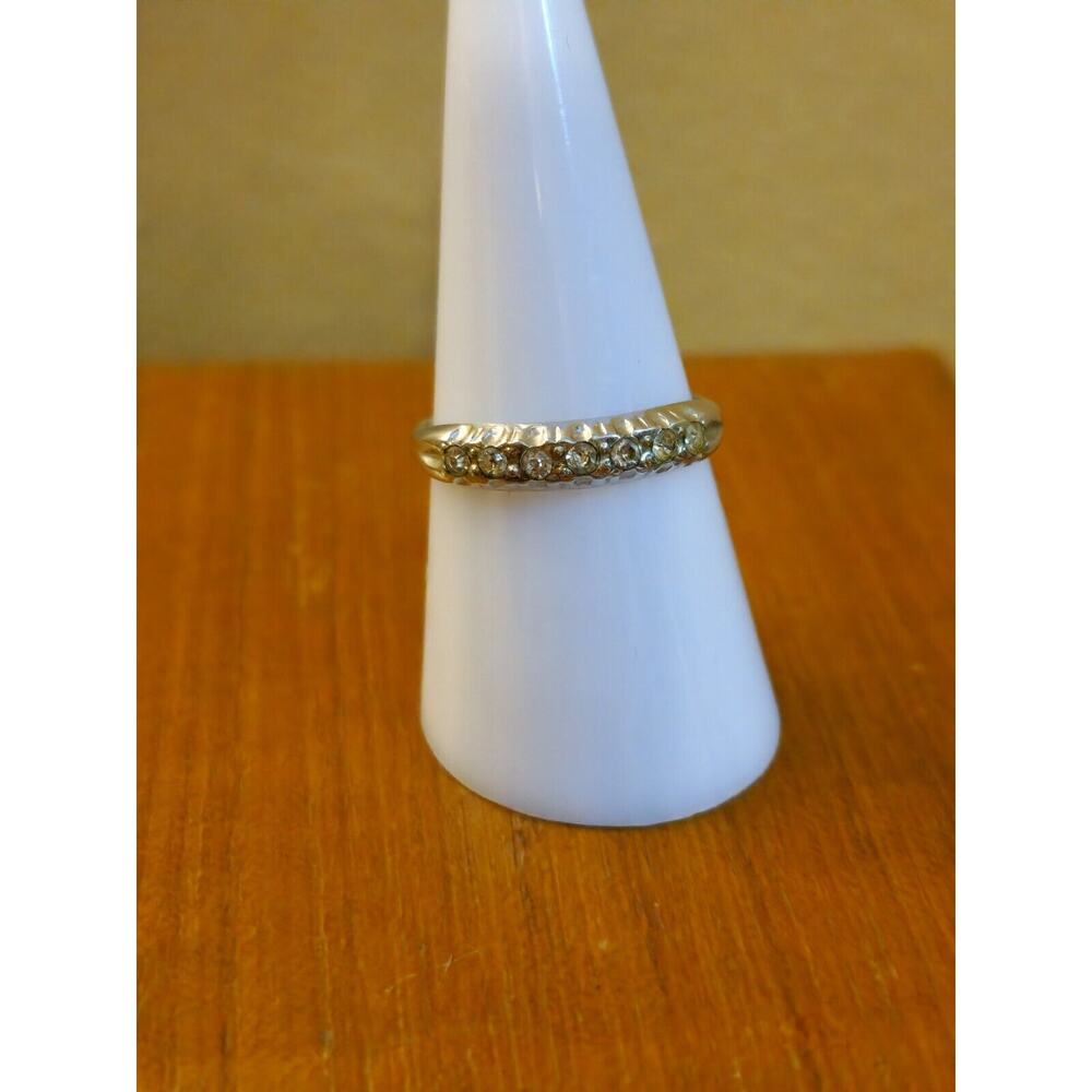 Sterling CZ Ring Size 5 Simple